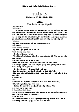 Giáo án điện tử buổi chiều Lớp 4 - Tuần 15 - Năm học 2020-2021 - Trần Thị Định