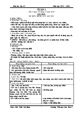 Giáo án điện tử Khối 4 - Tuần 1 - Năm học 2021-2022 - Trần Thị Định