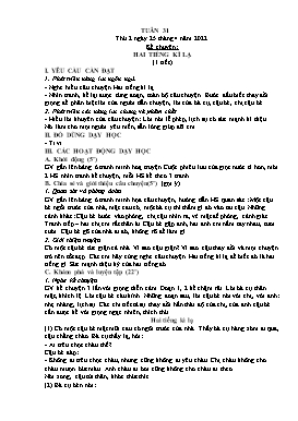 Giáo án điện tử Lớp 1 - Tuần 31 - Năm học 2021-2022 - Phan Thị Nhương
