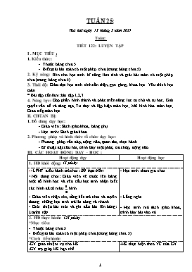 Giáo án điện tử Lớp 2 - Tuần 25 - Năm học 2020-2021 - Trường Tiểu học Quang Diệm