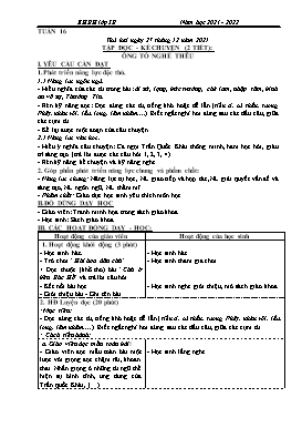 Giáo án điện tử Lớp 3 - Tuần 16 - Năm học 2021-2022 - Đào Thị Hiền