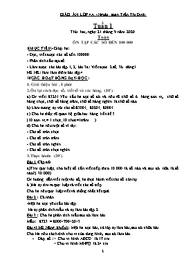 Giáo án điện tử Lớp 4 - Tuần 1 - Năm học 2020-2021 - Trần Thị Định