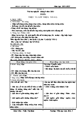 Giáo án điện tử Lớp 4 - Tuần 2 - Năm học 2021-2022 - Trần Thị Định