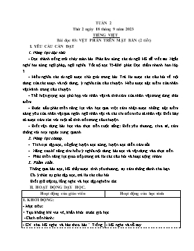 Giáo án điện tử Lớp 4 - Tuần 2 - Năm học 2023-2024 - Trần Thị Định