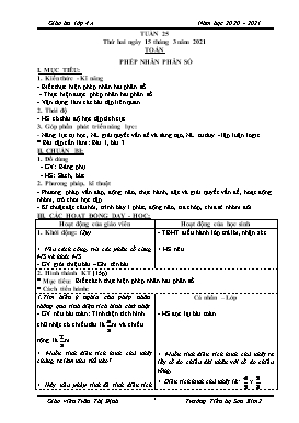 Giáo án điện tử Lớp 4 - Tuần 25 - Năm học 2020-2021 - Trần Thị Định