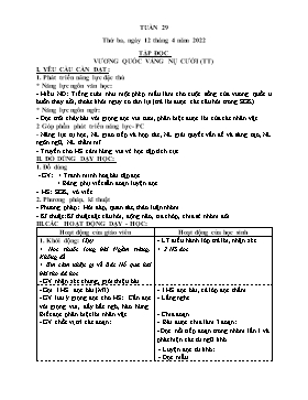 Giáo án điện tử Lớp 4 - Tuần 29 - Năm học 2021-2022 - Nguyễn Thị Thanh Hoàn