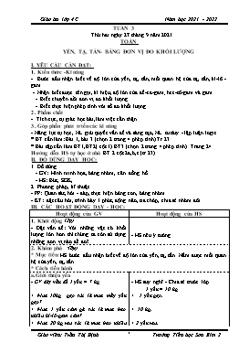 Giáo án điện tử Lớp 4 - Tuần 3 - Năm học 2021-2022 - Trần Thị Định