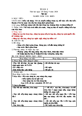 Giáo án điện tử Lớp 5 - Tuần 2 - Năm học 2021-2022 - Nguyễn Thị Thanh Chương