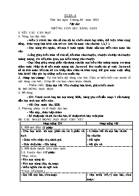 Giáo án điện tử Lớp 5 - Tuần 4 - Năm học 2023-2024