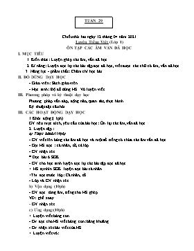 Giáo án điện tử Tiểu học - Tuần 29 - Năm học 2020-2021
