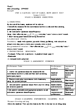 Giáo án Tiếng Anh Lớp 5 - Tuần 3 - Năm học 2023-2024 - Nguyễn Thị Linh