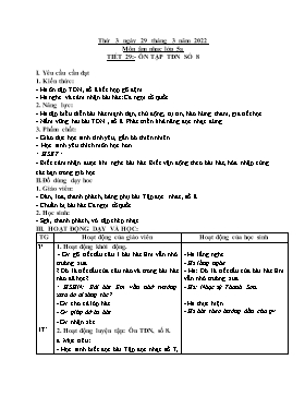 Kế hoạch bài dạy Âm nhạc Lớp 5 - Tuần 27 - Năm học 2021-2022 - Nguyễn Anh Vũ