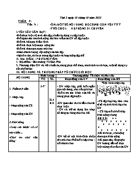 Kế hoạch bài dạy Giáo dục thể chất Lớp 2 - Tuần 5 - Năm học 2022-2023 - Nguyễn Anh Vũ