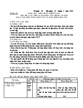 Kế hoạch bài dạy Giáo dục thể chất Lớp 3 - Tuần 23 - Năm học 2022-2023 - Nguyễn Anh Vũ