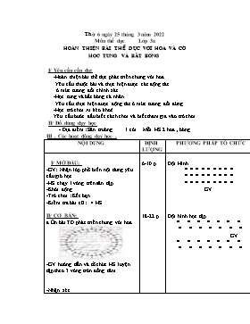 Kế hoạch bài dạy Giáo dục thể chất Lớp 3 - Tuần 26 - Năm học 2021-2022 - Nguyễn Anh Vũ