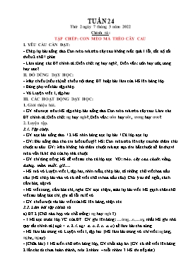 Kế hoạch bài dạy Lớp 1 - Tuần 24 - Năm học 2021-2022 - Nguyễn Thị Ngân