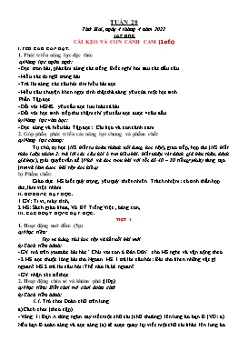 Kế hoạch bài dạy Lớp 1 - Tuần 28 - Năm học 2021-2022 - Nguyễn Thị Ngân