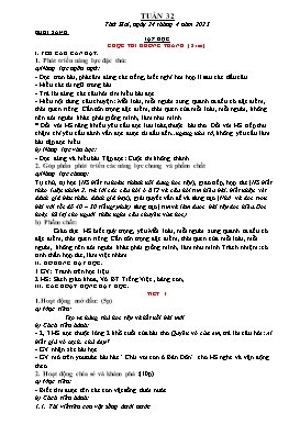 Kế hoạch bài dạy Lớp 1 - Tuần 32 - Năm học 2022-2023 - Nguyễn Thị Ngân
