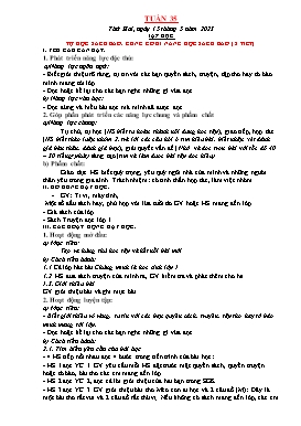 Kế hoạch bài dạy Lớp 1 - Tuần 35 - Năm học 2022-2023 - Nguyễn Thị Ngân