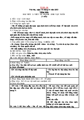 Kế hoạch bài dạy Lớp 2 - Tuần 20 - Năm học 2022-2023 - Đoàn Thị Kiều Hưng