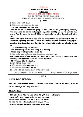 Kế hoạch bài dạy Lớp 2 - Tuần 24 - Năm học 2022-2023 - Nguyễn Thị Diệu Thúy
