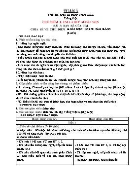 Kế hoạch bài dạy Lớp 2 - Tuần 3 - Năm học 2022-2023 - Nguyễn Thị Diệu Thúy