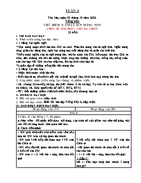 Kế hoạch bài dạy Lớp 2 - Tuần 4 - Năm học 2022-2023 - Nguyễn Thị Diệu Thúy