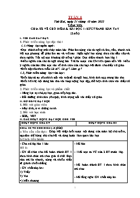 Kế hoạch bài dạy Lớp 2 - Tuần 8 - Năm học 2022-2023 - Đoàn Thị Kiều Hưng