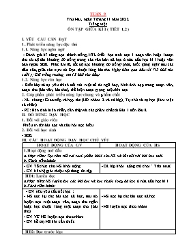 Kế hoạch bài dạy Lớp 2 - Tuần 9 - Năm học 2022-2023 - Nguyễn Thị Diệu Thúy