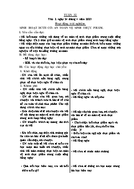 Kế hoạch bài dạy Lớp 3 - Tuần 32 - Năm học 2022-2023 - Hồ Thị Anh Đào