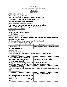 Kế hoạch bài dạy Lớp 4 - Tuần 19 - Năm học 2021-2022 - Nguyễn Thị Thanh Hoàn