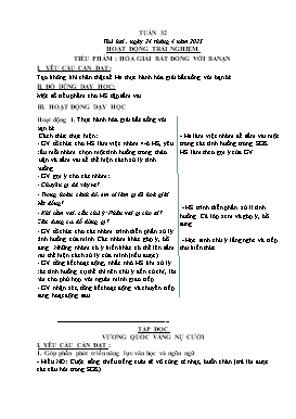 Kế hoạch bài dạy Lớp 4 - Tuần 32 - Năm học 2022-2023 - Nguyễn Đức Đồng