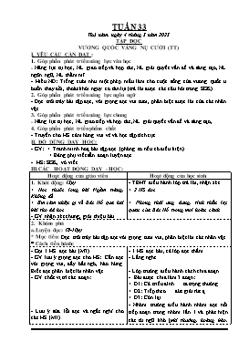 Kế hoạch bài dạy Lớp 4 - Tuần 33 - Năm học 2022-2023 - Nguyễn Đức Đồng