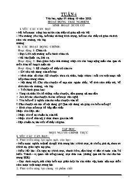 Kế hoạch bài dạy Lớp 4 - Tuần 4 - Năm học 2022-2023 - Nguyễn Đức Đồng