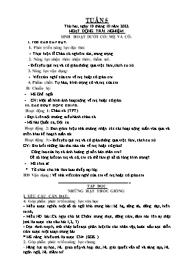 Kế hoạch bài dạy Lớp 4 - Tuần 5 - Năm học 2022-2023 - Nguyễn Đức Đồng