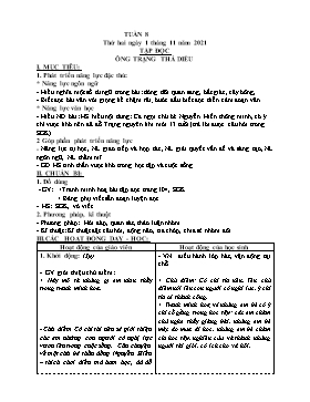 Kế hoạch bài dạy Lớp 4 - Tuần 8 - Năm học 2021-2022 - Nguyễn Thị Thanh Hoàn