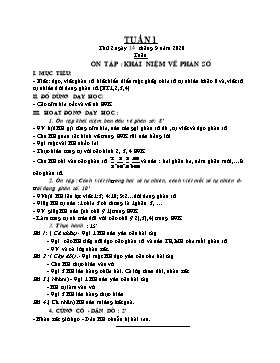 Kế hoạch bài dạy Lớp 5 - Tuần 1 - Năm học 2020-2021 - Nguyễn Thị Thanh Chương