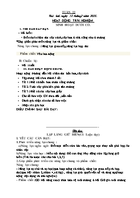 Kế hoạch bài dạy Lớp 5 - Tuần 22 - Năm học 2022-2023 - Nguyễn Thị Mai Hiên