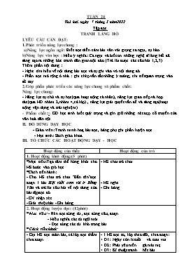 Kế hoạch bài dạy Lớp 5 - Tuần 24 - Năm học 2021-2022 - Nguyễn Thị Mai Hiên