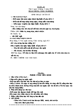 Kế hoạch bài dạy Lớp 5 - Tuần 25 - Năm học 2022-2023 - Nguyễn Thị Thanh Hoàn