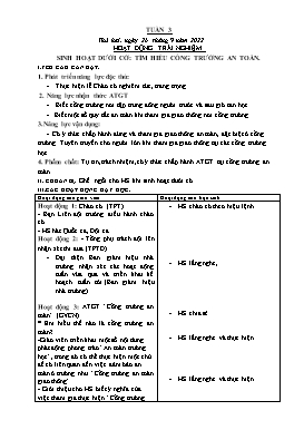 Kế hoạch bài dạy Lớp 5 - Tuần 3 - Năm học 2022-2023 - Nguyễn Thị Mai Hiên