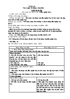 Kế hoạch bài dạy Lớp 5 - Tuần 30 - Năm học 2021-2022 - Hồ Thị Anh Đào