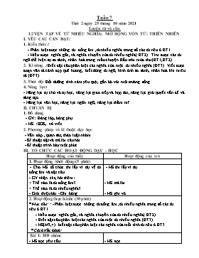Kế hoạch bài dạy Lớp 5 - Tuần 7 - Năm học 2021-2022 - Hồ Thị Anh Đào