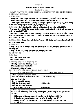 Kế hoạch bài dạy Lớp 5 - Tuần 7 - Năm học 2021-2022 - Nguyễn Thị Mai Hiên