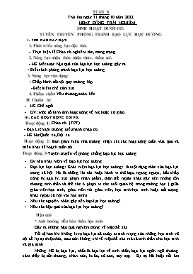 Kế hoạch bài dạy Lớp 5 - Tuần 8 - Năm học 2022-2023 - Nguyễn Thị Mai Hiên