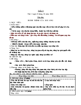 Kế hoạch bài dạy Lớp 5 - Tuần 9 - Năm học 2021-2022 - Hồ Thị Anh Đào