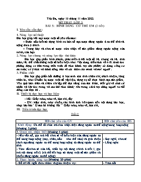 Kế hoạch bài dạy Mĩ thuật + Hoạt động trải nghiệm Lớp 1, 2, 3 - Tuần 11 - Năm học 2022-2023 - Nguyễn Song Hào