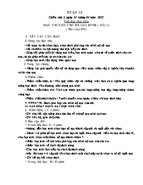 Kế hoạch bài dạy Mĩ thuật Tiểu học - Tuần 32 - Năm học 2022-2023 - Nguyễn Thị Thanh Tâm