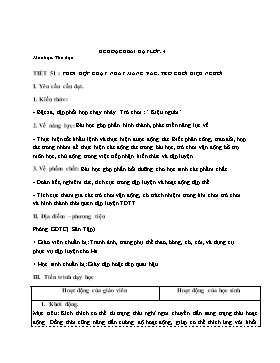 Kế hoạch bài dạy Thể dục Lớp 4, 5 - Tuần 25 - Năm học 2022-2023 - Thái Quốc Bảo