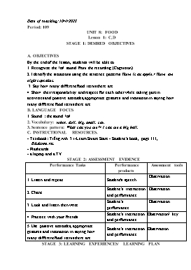 Kế hoạch bài dạy Tiếng Anh Lớp 3 - Tuần 30 - Năm học 2022-2023 - Nguyễn Thị Linh